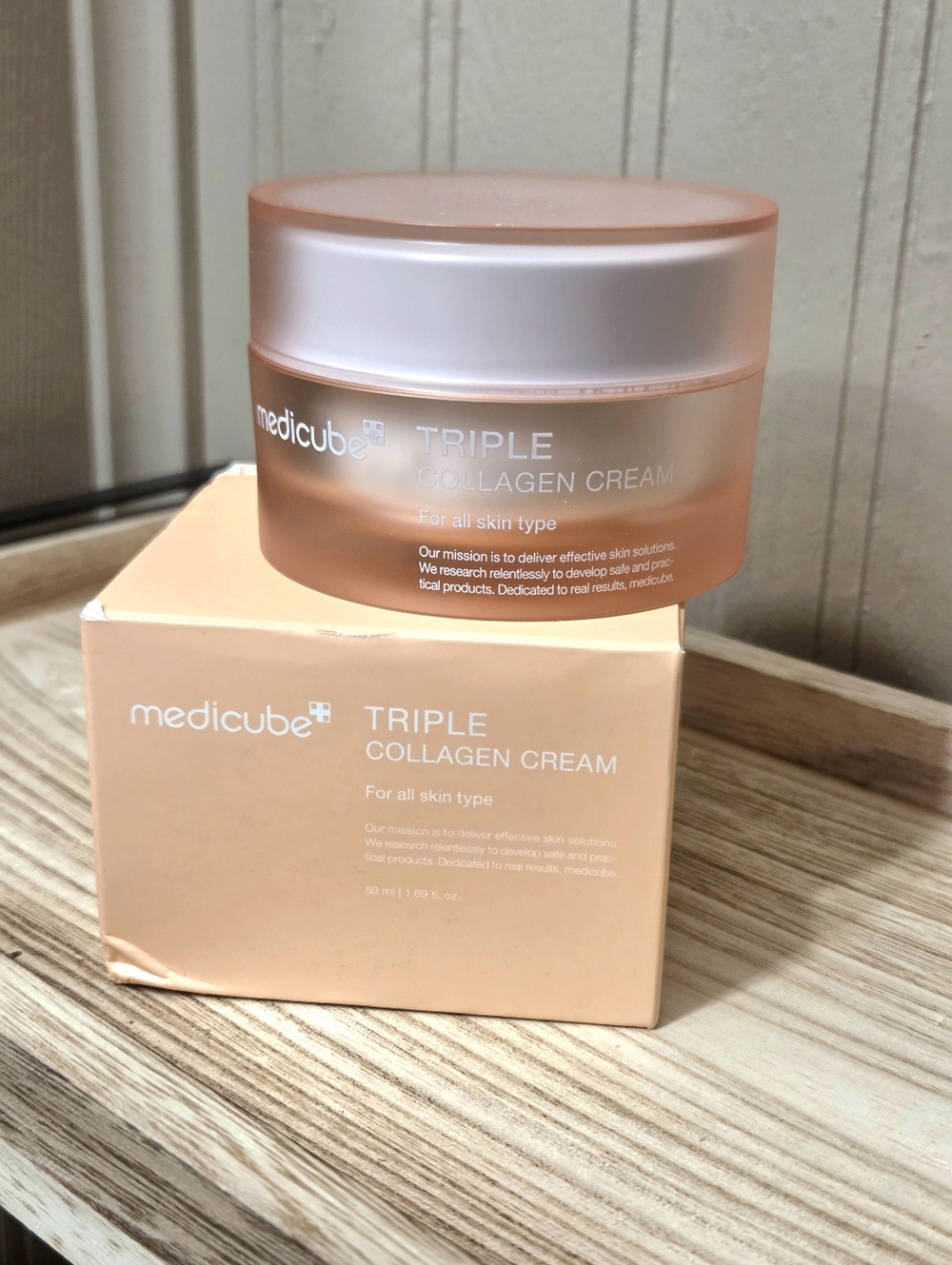 Medicube Triple Collagen Cream 4.0, Hydrolyzed Elastin, Collagen & Niaminicide